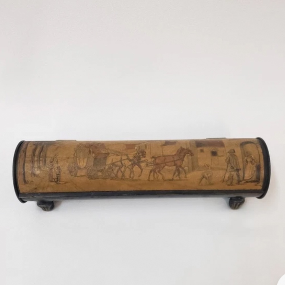 Vintage scroll/Mezuzah holder antique